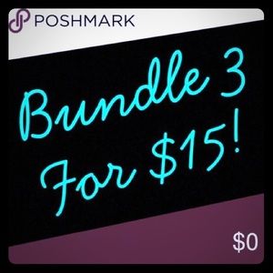 Bundle 3 items that are $10 or less & save♥️
